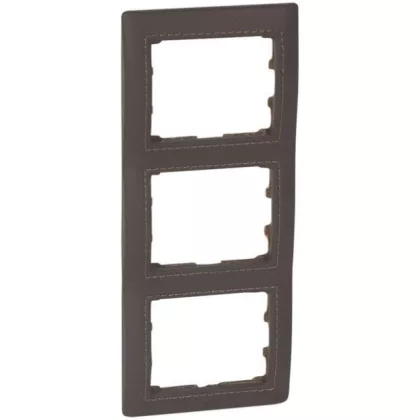   LEGRAND 771999 Galea Life keret 3-as függőleges, bőr dinasztia