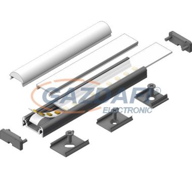 S&G Eloxált alu profil "Surface", üres, nem festhető (1m) 7726 0020