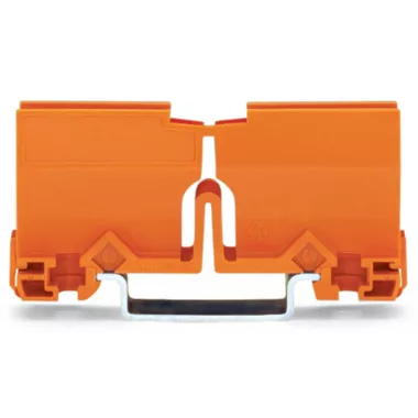 Wago 773-332 Rögzítő-távtartó; 773 sorozat - 2,5 mm² / 4 mm² / 6 mm²; kalapsínre/csavaros szereléshez; narancssárga