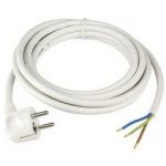   GAO 77333 Csatlakozóvezeték földelt dugóval, 3m, 3x1.5, fehér, H05VV-F