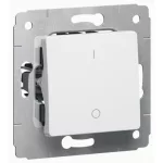 LEGRAND 773602 Cariva two-pole switch without frame white