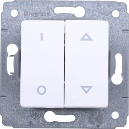 LEGRAND 773604 Cariva shutter switch without frame white