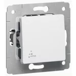  LEGRAND 773609 Cariva IP44 single pole switch, without frame, white
