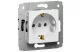 LEGRAND 773622 Cariva 2P + F socket with flap with child protection white LEGRAND 773622 Cariva 2P + F socket with flap with child protection white