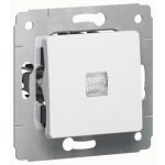   LEGRAND 773626 Cariva toggle switch with indicator light without frame white