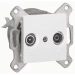   LEGRAND 773632 Cariva TV-RD aljzat végz 1,5 dB keret nélkül fehér