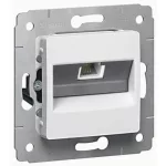   LEGRAND 773638 Cariva telephone connector 1xRJ11 without frame white