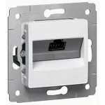   LEGRAND 773641 Cariva LCS2 1xRJ45 Cat6 UTP aljzat keret nélkül fehér