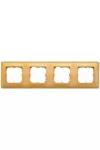 LEGRAND 773664 Cariva 4-es keret, arany LEGRAND 773664 Cariva 4-es keret, arany