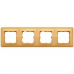 LEGRAND 773664 Cariva 4-es keret, arany