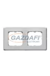 LEGRAND 773672 Cariva kettes keret, alumínium