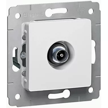 LEGRAND 773680 Cariva TV aljzat átm 14dB keret nélkül fehér