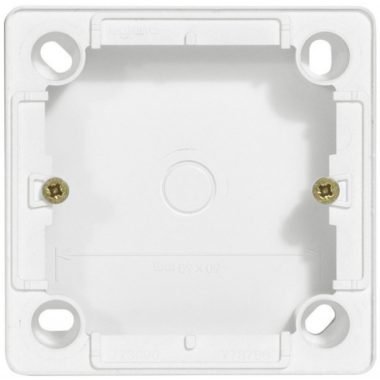 LEGRAND 773696 Cariva switch box for switch, 25 mm deep, white