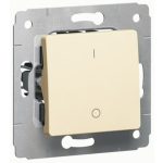 LEGRAND 773702 Cariva two-pole switch without frame beige