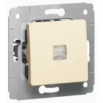   LEGRAND 773710 Cariva single pole switch ef without frame beige