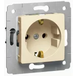 LEGRAND 773720 Cariva 2P + F socket beige