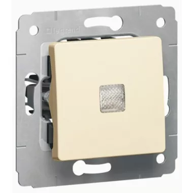 LEGRAND 773726 Cariva toggle switch with indicator light without frame beige LEGRAND 773726 Cariva toggle switch with indicator light without frame beige