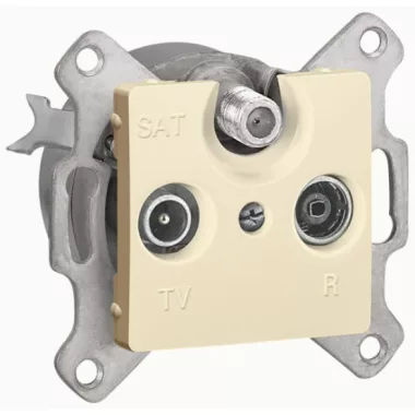 LEGRAND 773735 Cariva TV-RD-SAT socket end cap 1.5dB without frame beige LEGRAND 773735 Cariva TV-RD-SAT socket end cap 1.5dB without frame beige