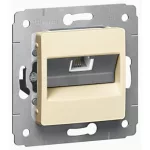   LEGRAND 773741 Cariva LCS2 1XRJ45 Cat6 UTP socket without frame beige