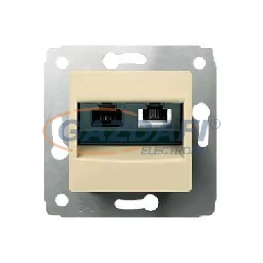 LEGRAND 773742 Cariva LCS2 2xRJ45 Cat6 UTP aljzat keret nélkül bézs
