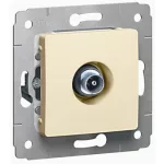   LEGRAND 773778 Cariva TV socket performs 1.5dB without frame beige