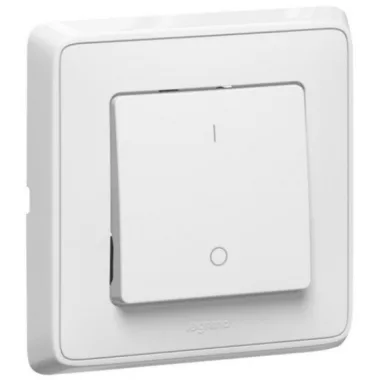 LEGRAND 773802 Cariva with two-pole switch frame, white LEGRAND 773802 Cariva with two-pole switch frame, white