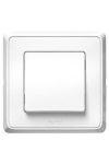 LEGRAND 773806 Cariva toggle switch with frame, white