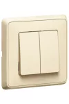 LEGRAND 773905 Cariva chandelier switch with frame beige