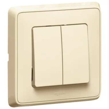 LEGRAND 773905 Cariva chandelier switch with frame beige LEGRAND 773905 Cariva chandelier switch with frame beige