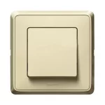 LEGRAND 773906 Cariva toggle switch with beige frame