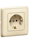 LEGRAND 773920 Cariva 2P+F dugalj csatlakozóaljzat kerettel bézs LEGRAND 773920 Cariva 2P+F dugalj csatlakozóaljzat kerettel bézs