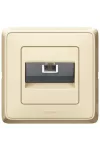 LEGRAND 773938 Cariva telephone socket 1xRJ11, with frame, beige
