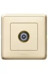LEGRAND 773979 Cariva TV aljzat végzáró 10dB kerettel bézs