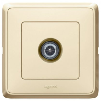 LEGRAND 773979 Cariva TV socket with end cap 10dB beige