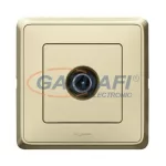 LEGRAND 773980 Cariva TV aljzat átmenő 14dB kerettel bézs