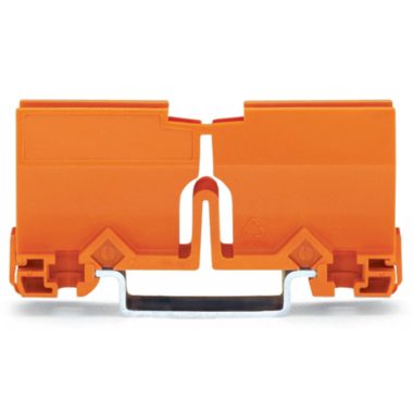 Wago 773-332 Rögzítő-távtartó; 773 sorozat - 2,5 mm² / 4 mm² / 6 mm²; kalapsínre/csavaros szereléshez; narancssárga