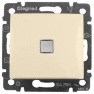 LEGRAND 774112 Valena kettős váltókapcsoló jelzőfénnyel, elefántcsont