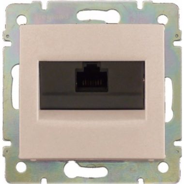 LEGRAND 774130 Valena 1xRJ45 LCS2 Cat5e UTP aljzat, körömmel, elefáncsont