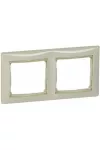 LEGRAND 774152 Valena Elefántcsont / Arany, 2-es vízszintes keret