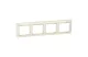 LEGRAND 774154 Valena Elefántcsont / Arany, 4-es vízszintes keret