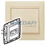 LEGRAND 774183 Valena HD15 csatlakozó, elefántcsont