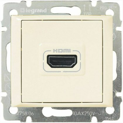 LEGRAND 774185 Valena HDMI connector, ivory