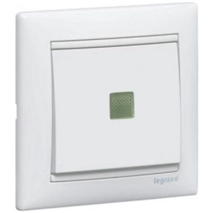   LEGRAND 774203 Valena váltókapcsoló jelzőfénnyel 16A, fehér
