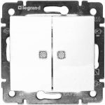   LEGRAND 774213 Valena chandelier switch with two indicator lights, white
