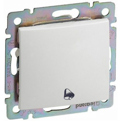   LEGRAND 774216 Valena egypólusú nyomó csengőjellel, 250V, fehér