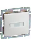 LEGRAND 774217 Valena egypólusú nyomó címketartóval, jelzőfénnyel, 12V, fehér