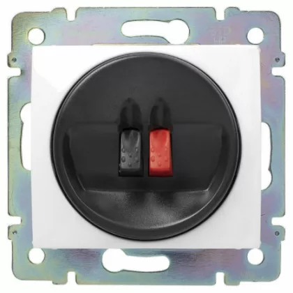   LEGRAND 774223 Valena hangszórócsatlakozó 2 kivezetéssel, fehér