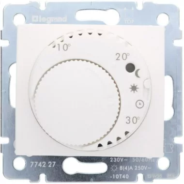 LEGRAND 774227 Valena komfort termosztát fehér