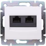   LEGRAND 774231 Valena 2xRJ45 LCS2 Cat5e UTP aljzat, körömmel, fehér