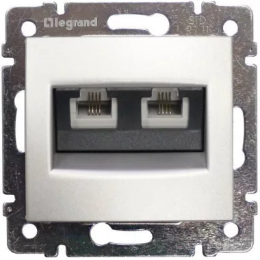 LEGRAND 774243 Valena 2xRJ45 LCS2 Cat6 UTP aljzat, fehér